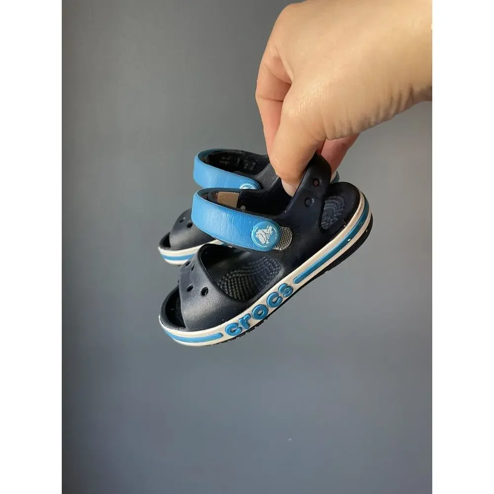 Navy Blue‎ Croc Sandals